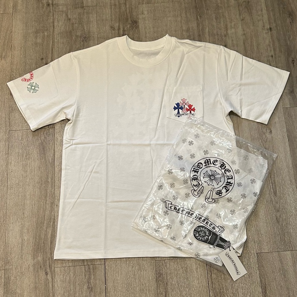 Chrome Hearts Multi Color Cross Tee